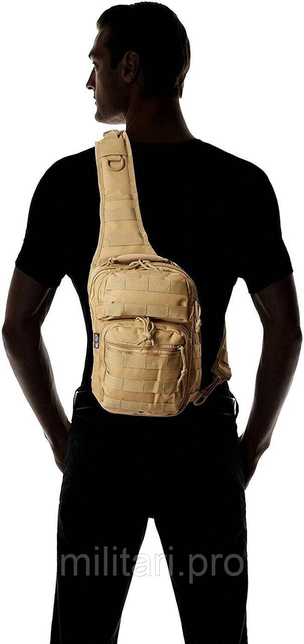 ОДНОЛЯМОЧНЫЙ РЮКЗАК MIL-TEC ONE STRAP ASSAULT PACK SM" ОТ STURM MIL-TEC Art#14059102. Черный