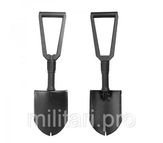 Купити - Складна саперна лопата з чохлом MilTec Black 15522100