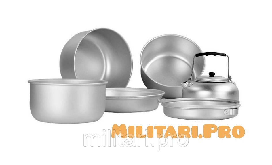 Купити - Набір посуду військово-туристичний для приготування їжі MIL-TEC 14661000. Оригінал.