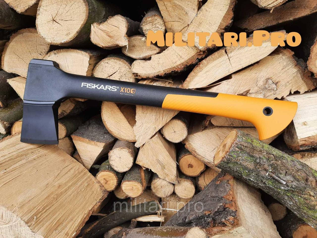 Универсальный туристический топор Fiskars S X10 121443 (1015619). Подлинник. Финляндия.