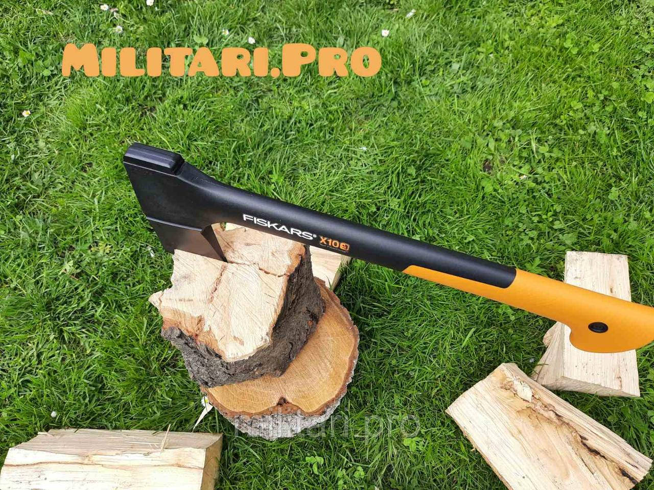 Туристический топор Fiskars X10 S Art.No121443. Подлинник. Финляндия.