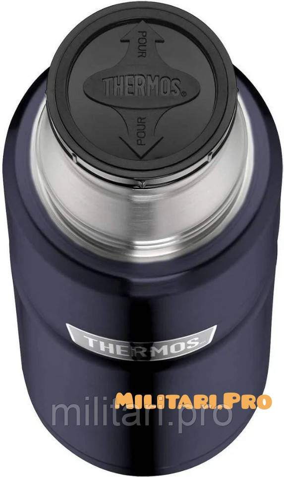 Термос 0.47 л Thermos Stainless King-Flask Midnight Blue 170010. Оригинал. Нержавейка.