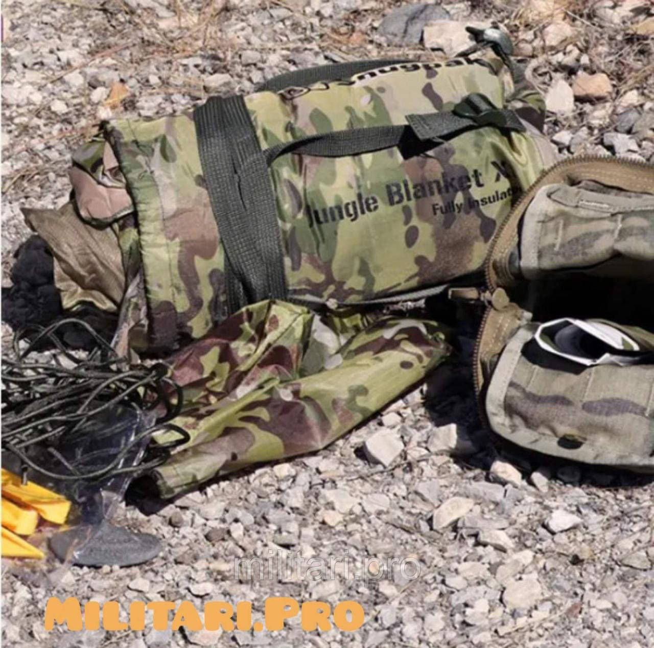 Одеяло (одеяло) Snugpak Insulated Jungle Blanket Terrain Multicam. 163 см*193 см. 15*15 см. 700 г Оригинал.