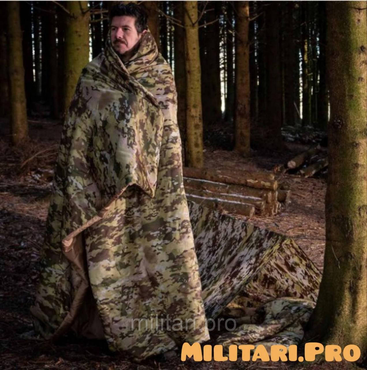 Одеяло (одеяло) Snugpak Insulated Jungle Blanket Terrain Multicam. 163 см*193 см. 15*15 см. 700 г Оригинал.