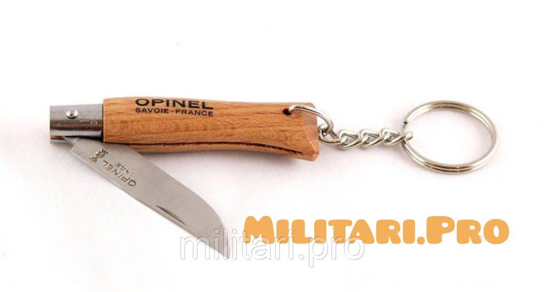 Складной Нож Opinel брелок Inox Natural Keychain No.04 Art. 000081. Оригинал. Франция.