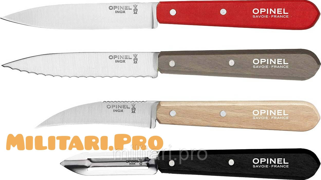 набор ножей Opinel Les Essentiels Loft 4 шт. Art. 001626. Оригинал. Франция.