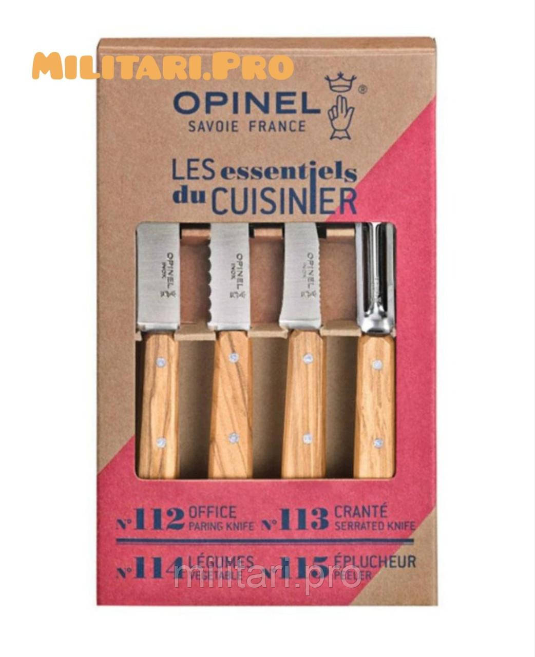 Набір ножів Opinel Essentials Natural Box Set Art. 001300. Оригінал. Франція.