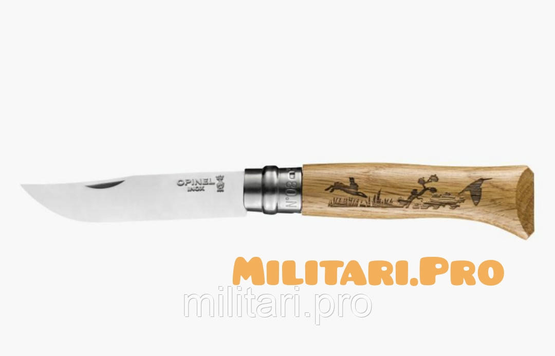 Складывающийся нож Opinel Inox Animalia №.08 VRI Hare Art.002333. Заяц. Подлинник. Франция.