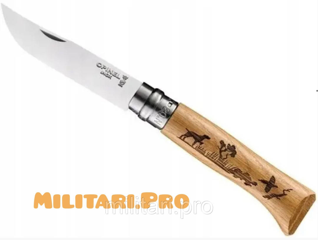 Купити - Складний ніж Opinel №8 Animalia Dog Art.002335. Собака. Оригінал. Франція.