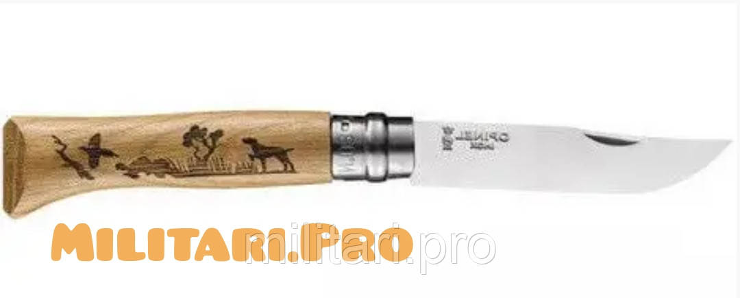 Складной нож Opinel №8 Animalia Dog Art.002335. Собака. Подлинник. Франция.