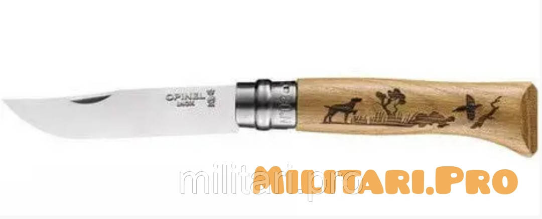 Купити - Складний ніж Opinel №8 Animalia Dog Art.002335. Собака. Оригінал. Франція.