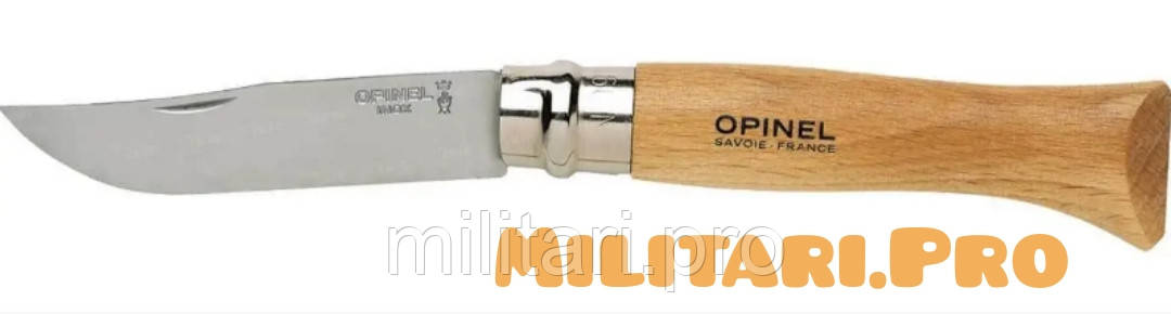 Складний ніж Opinel Inox №9 blister VRI Art. 001254. Нерж. сталь. Оригінал. Франція.