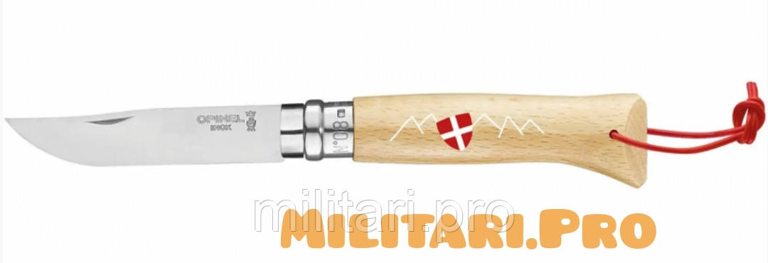 Складной нож OPINEL Inox Savoyard №08. Art. 002611. Нерж. сталь. Подлинник. Франция.