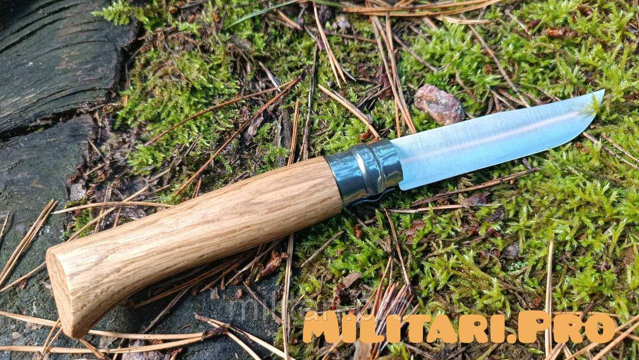 Ніж Opinel Animalia №8 VRI. Дуб. Art. 002334. Форель. Франція. Оригінал.