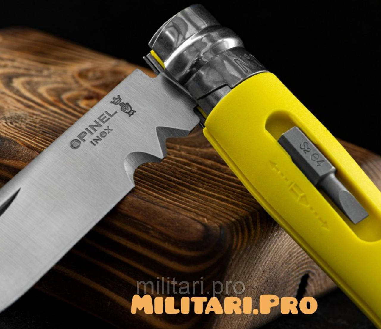 Ніж мультитул Opinel DIY №9 Inox Yellow Art. 001804. Франція. Оргінал.