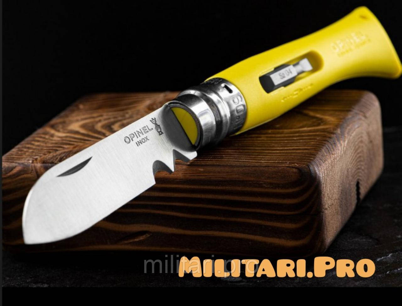 Ніж мультитул Opinel DIY №9 Inox Yellow Art. 001804. Франція. Оргінал.