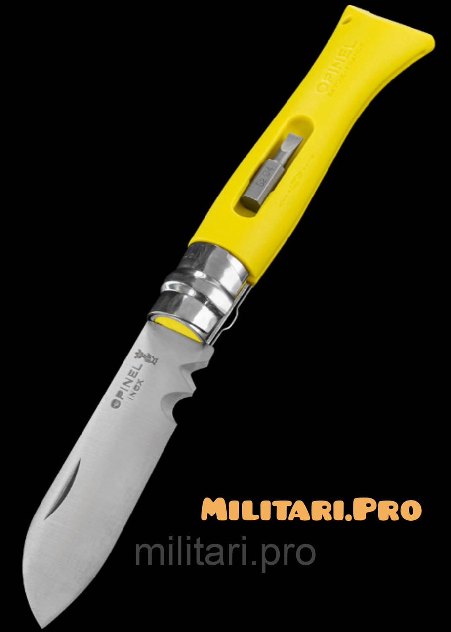 Ніж мультитул Opinel DIY №9 Inox Yellow Art. 001804. Франція. Оргінал.