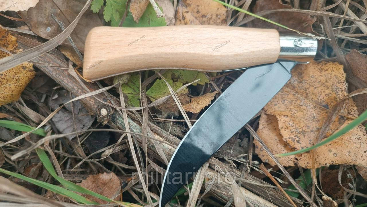 Складаний Ніж MAM Black Titanium. 90 mm. Beech Wood .Art. 2109. Португалія. Оригінал.