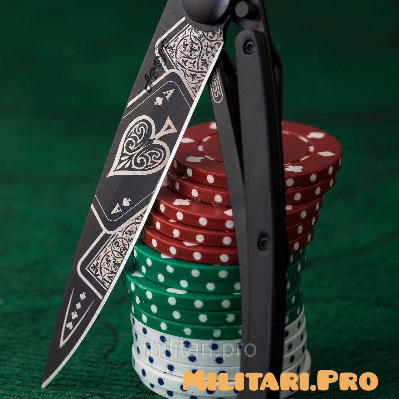 Нож складной Deejo Black. Ebony wood. Good Luck. 1GB151. 37g. Франция. Подлинник.