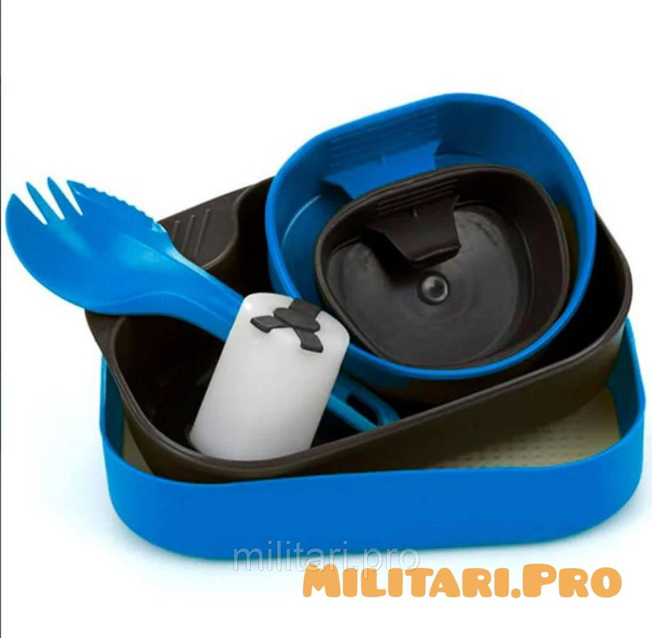 Набір туристичного посуду Wildo Camp-A-Box® Light Blue Art. 12633. Швеція. Оригінал.