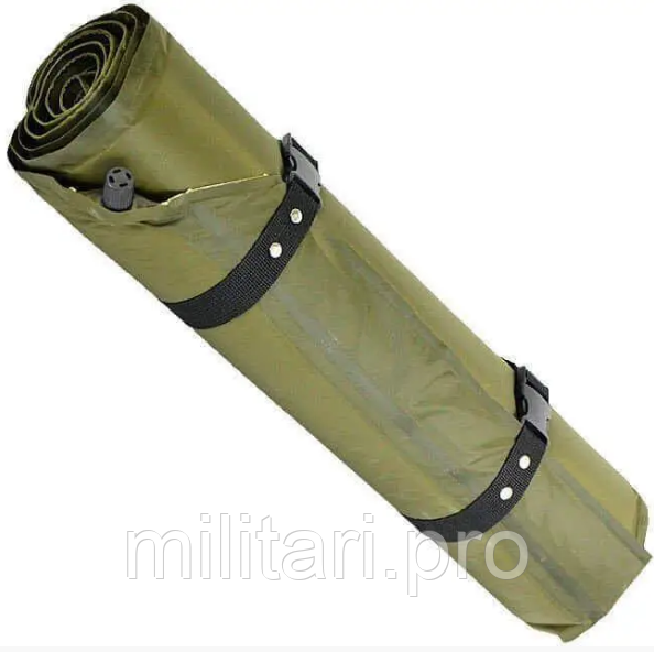 Самонадувний кілік (каремат) MIL-TEC OLIVE 185x50 см. Art: 14420001. Німеччина.