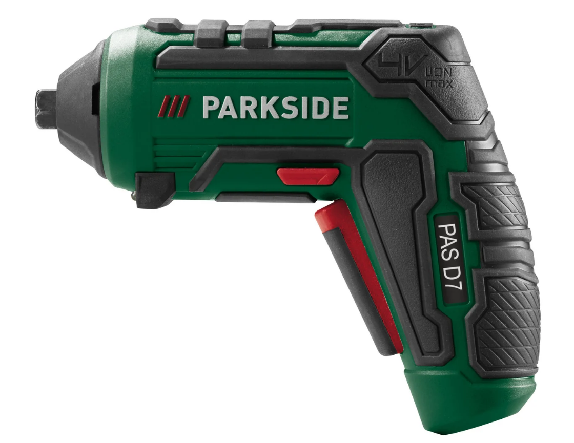 Шуроповерт Акумуляторний PARKSIDE PAS D7. 4V. + 33 насадки + кейс. NEW.