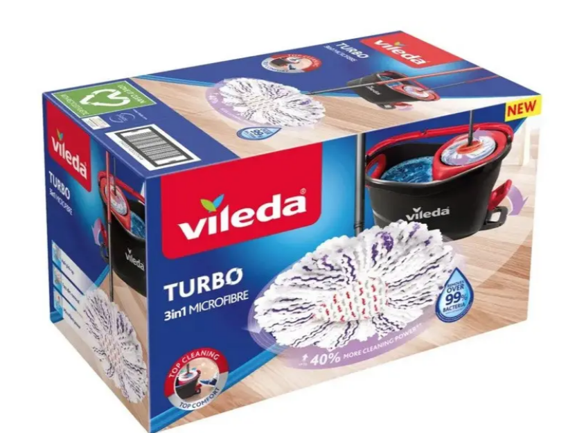 Набор для уборки Vileda Turbo 3in1 Microfibre код – 167751. Оригинал.