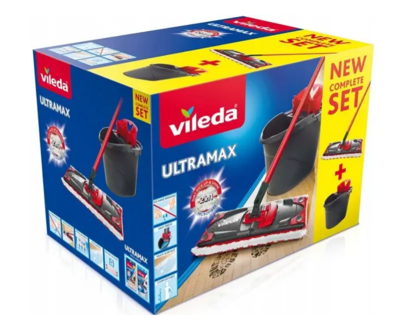 Набор для уборки Vileda Ultramax Box Art. 155737. Оригинал. Чехия.