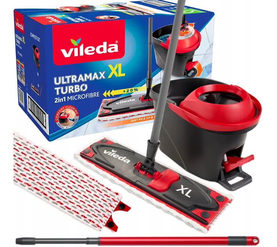 Купити - Набір для прибирання VILEDA ULTRAMAX XL TURBO Art. 163427. Оригінал.