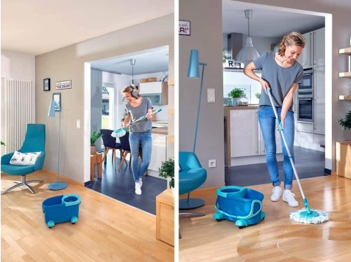 Набор для уборки Leifheit Clean Twist Disc Mop Ergo Mobile. Art. 52102.