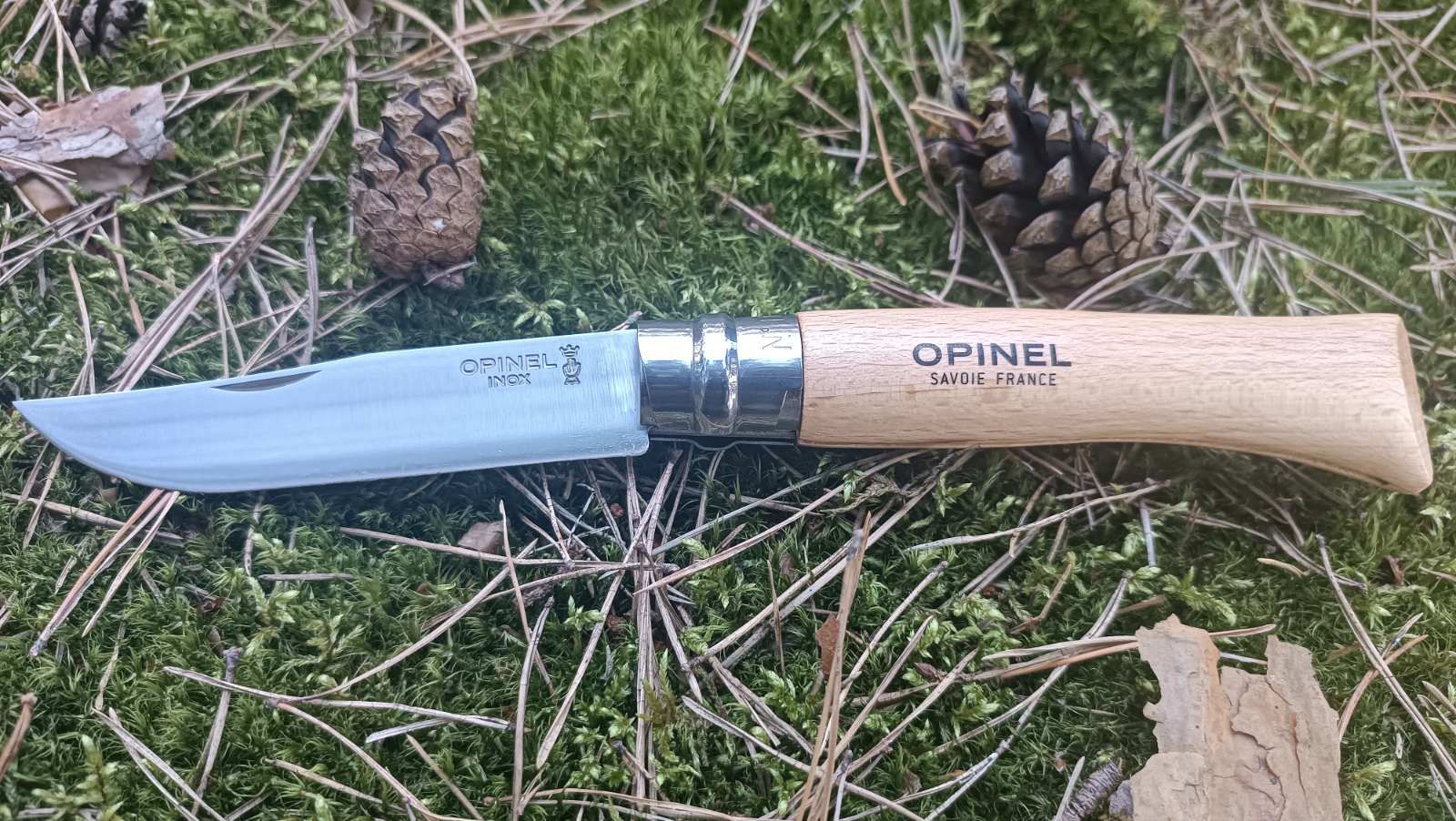 Складний ніж Opinel Inox Natural №10. Art. 123100. Оригінал. Франція.