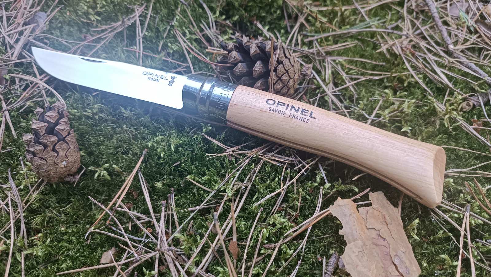 Складний ніж Opinel Inox Natural №10. Art. 123100. Оригінал. Франція.