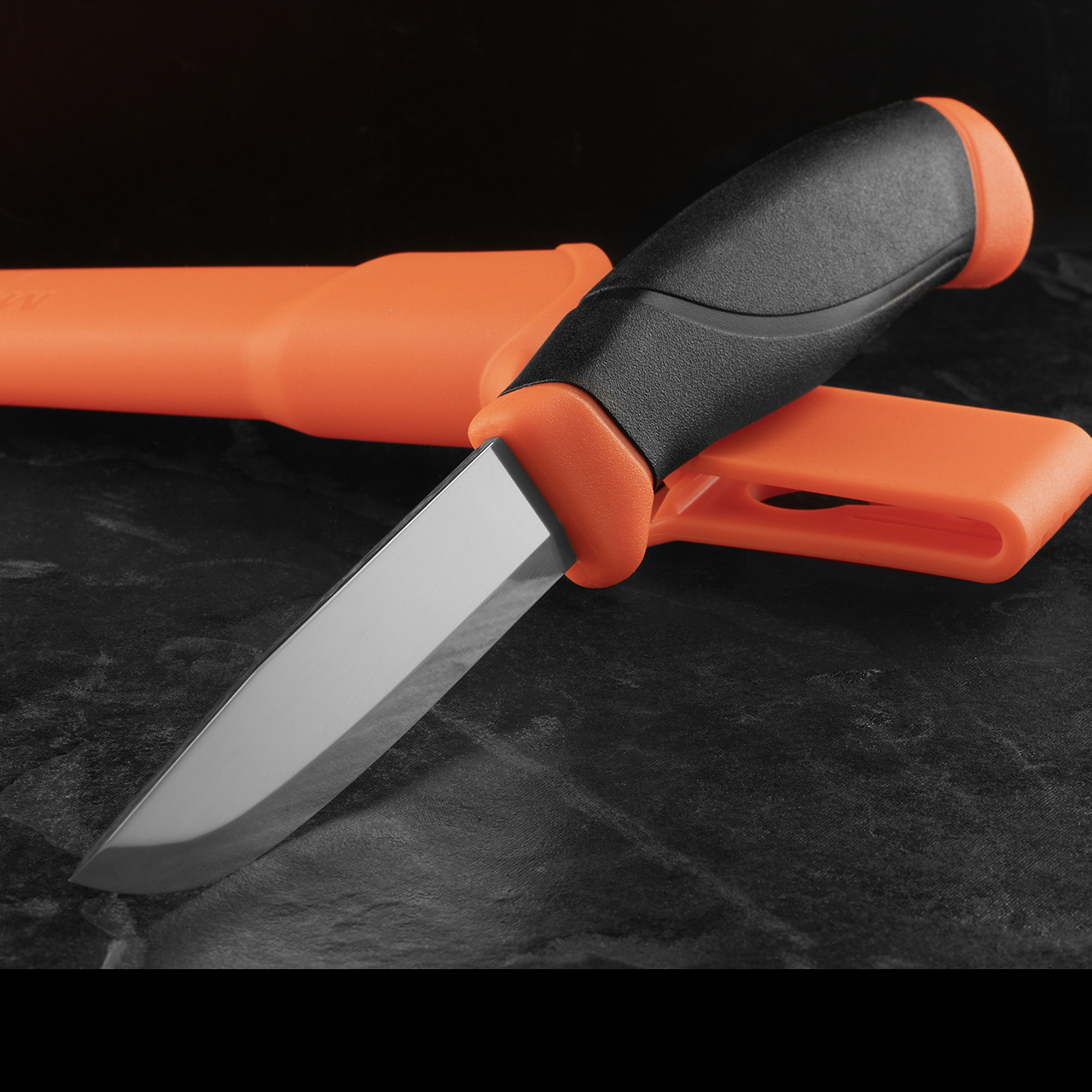 Купити - Ніж Morakniv Companion F Stainless, Orange 11824. Швеція.