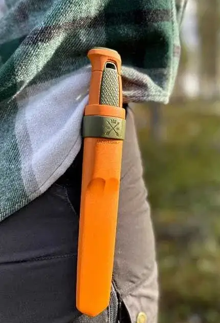 Нож Morakniv Kansbol Hunting (S) - Олив Green / Burnt Orange 14236. Швеция.