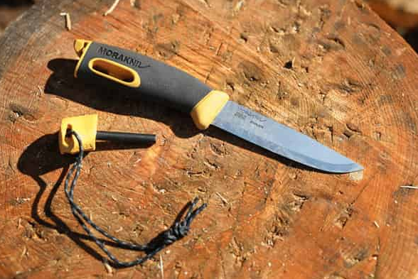 Нож Morakniv Companion Spark Yellow 13573. Швеция.