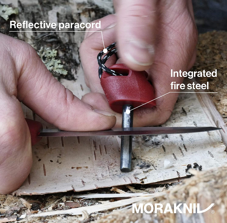 Ніж Morakniv Companion Spark(S) Red (13571) з кресалом.