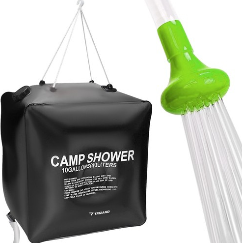 Душ кемпінговий туристичний Camp Shower Trizand 23494. 40 л. Сонячний душ. Польща.