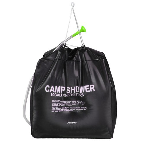 Душ кемпінговий туристичний Camp Shower Trizand 23494. 40 л. Сонячний душ. Польща.