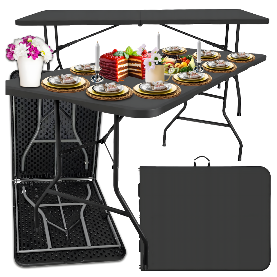 Розкладний садовий кемпінговий стіл Garden Catering 180×74×74 см.