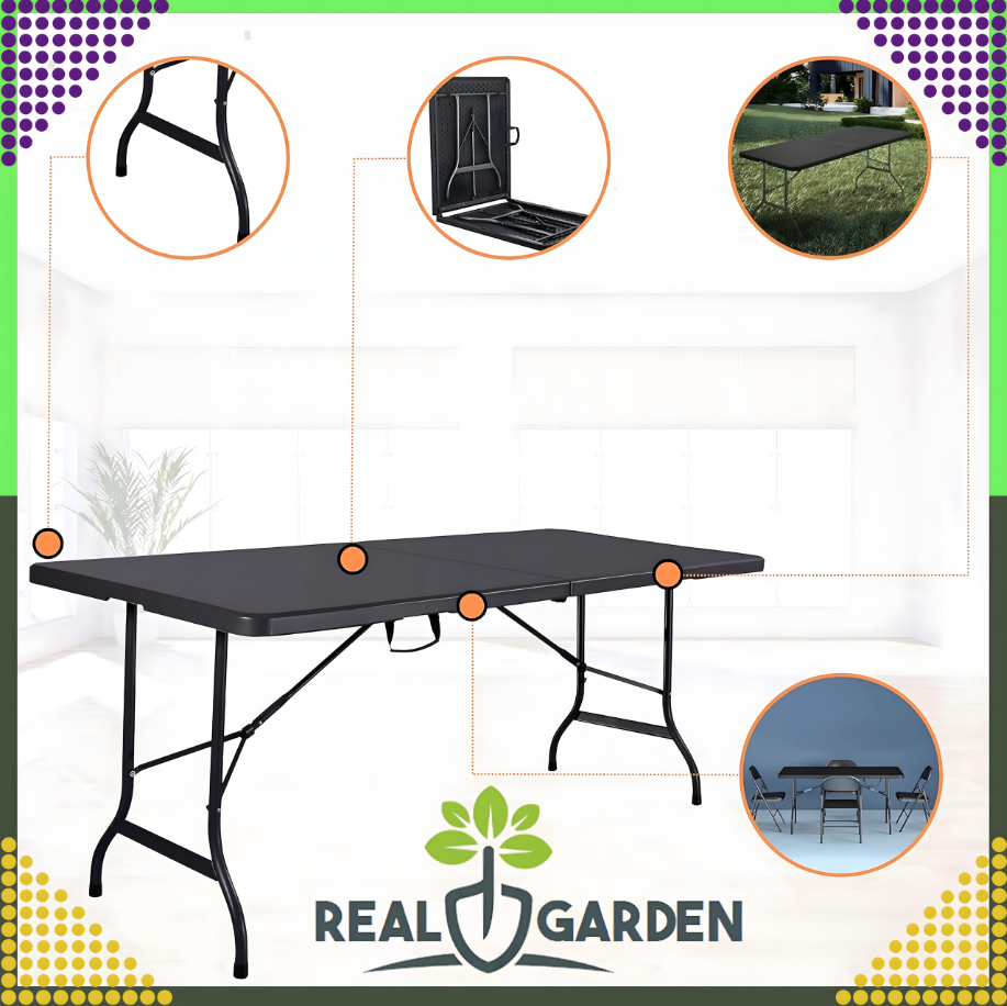 Розкладний садовий кемпінговий стіл Garden Catering 180×74×74 см.