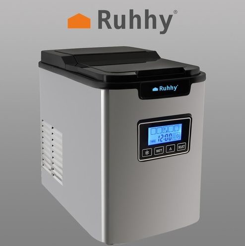 Ледогенератор Ruhhy K5536. 120 Вт, 2.2 л, 12 кг льоду в добу. Польша.