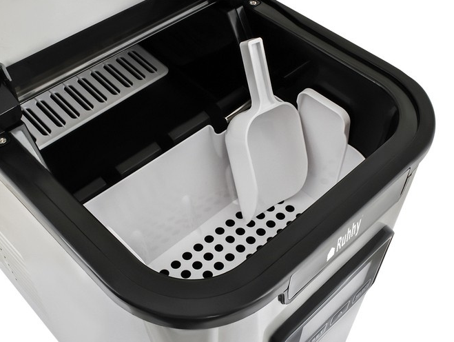 Ледогенератор Ruhhy K5536. 120 Вт, 2.2 л, 12 кг льоду в добу. Польша.