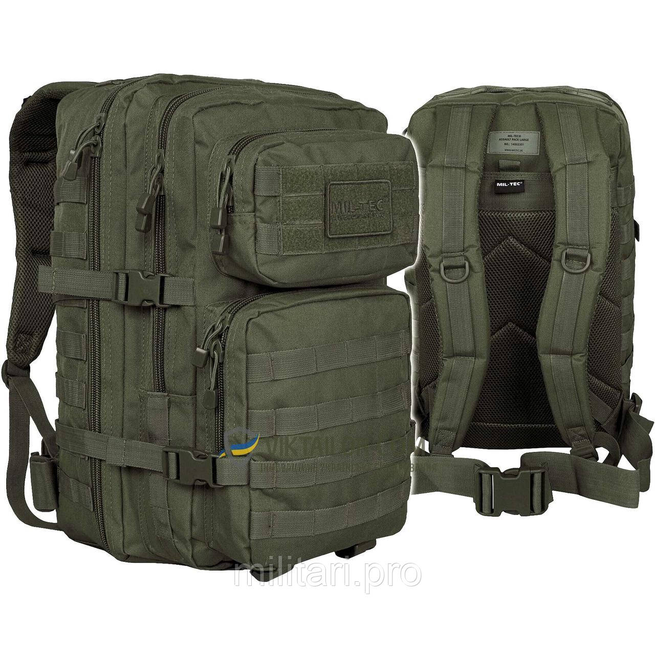 Рюкзак Mil-Tec Assault L. 36л. Art#14002201.Олива