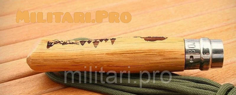 Складывающийся нож Opinel Inox Animalia Oak Boar No.08 Art.002331.  Кабан в горных лесах. Подлинник. Франция.