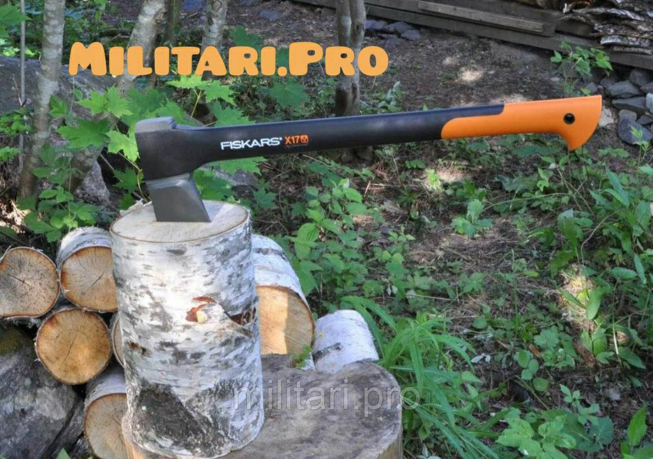Сокира колун Fiskars X17-M, 1015641 (122463).1.6 кг. Оригінал. Фінляндія.
