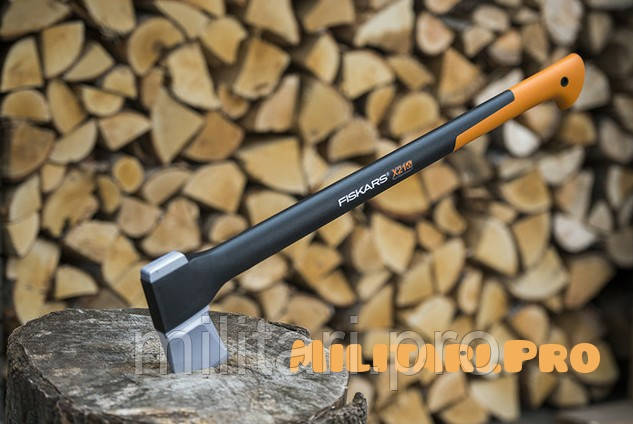 Топор-колун Fiskars X21(L). Высокоуглеродистая шведская сталь (HRC55). Art.No 122473.Оригинал.