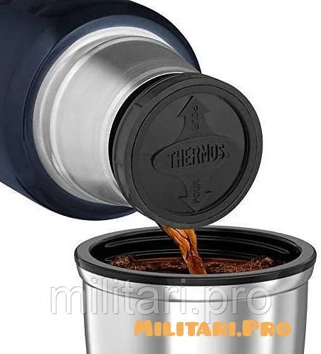 Термос 0.47л Thermos Stainless King Flask Сірий 170014. Оригінал. Нержавійка.