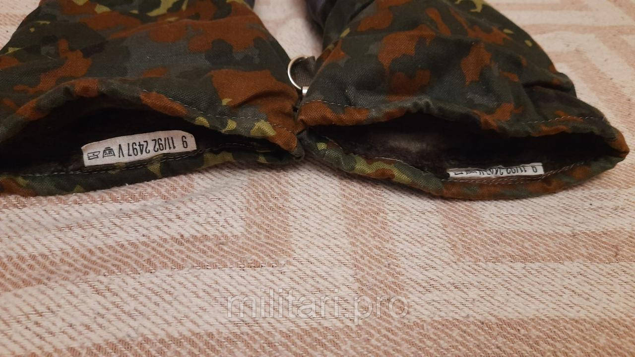 Рукавиці зимові флектарн армії Бундесвер. Шкіра-хутро. Легке бУ. Оригінал.