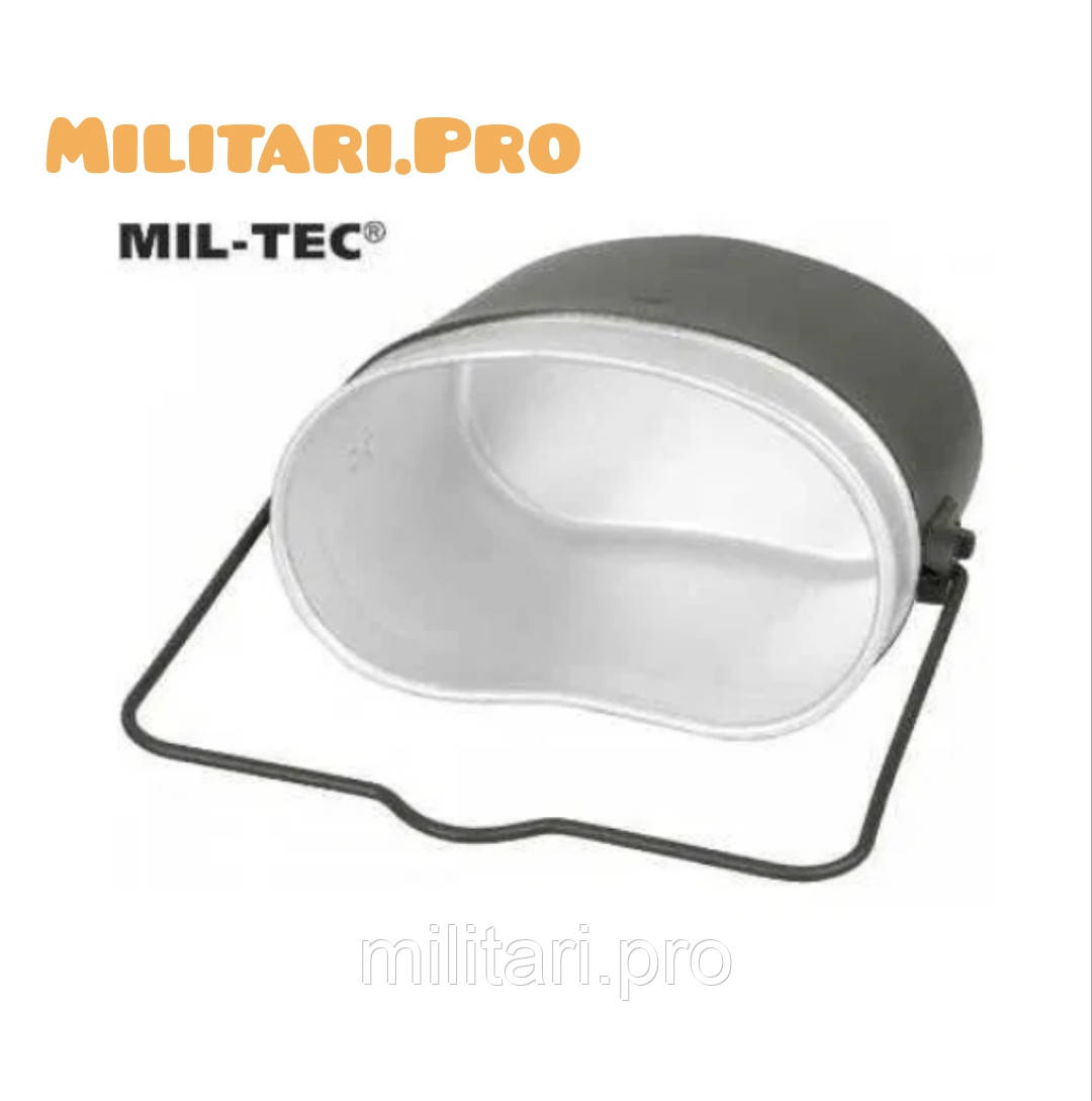 Котелок армии Бундесвер Mil-Tec 14 664 000. Алюминий. Три предмета. 1.7 литра.