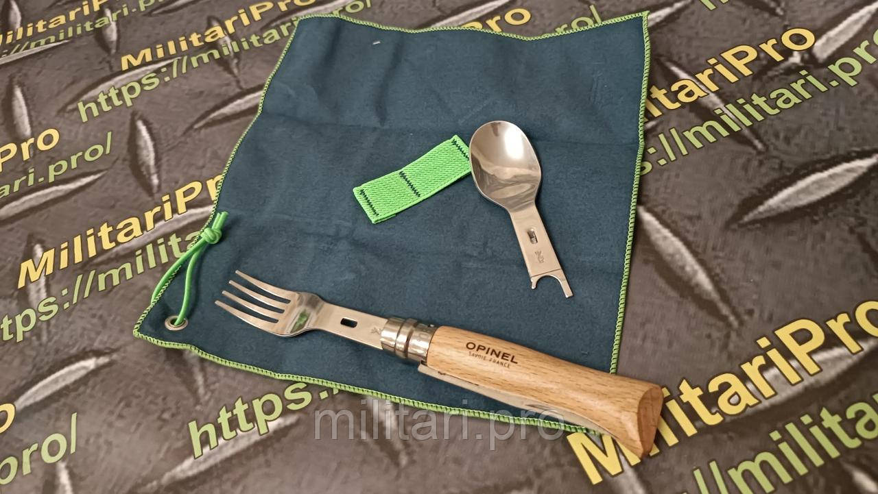 Набор OPINEL Nomad Picnic+ (002500) . Нож, ложка, вилка. Франция. Подлинник.